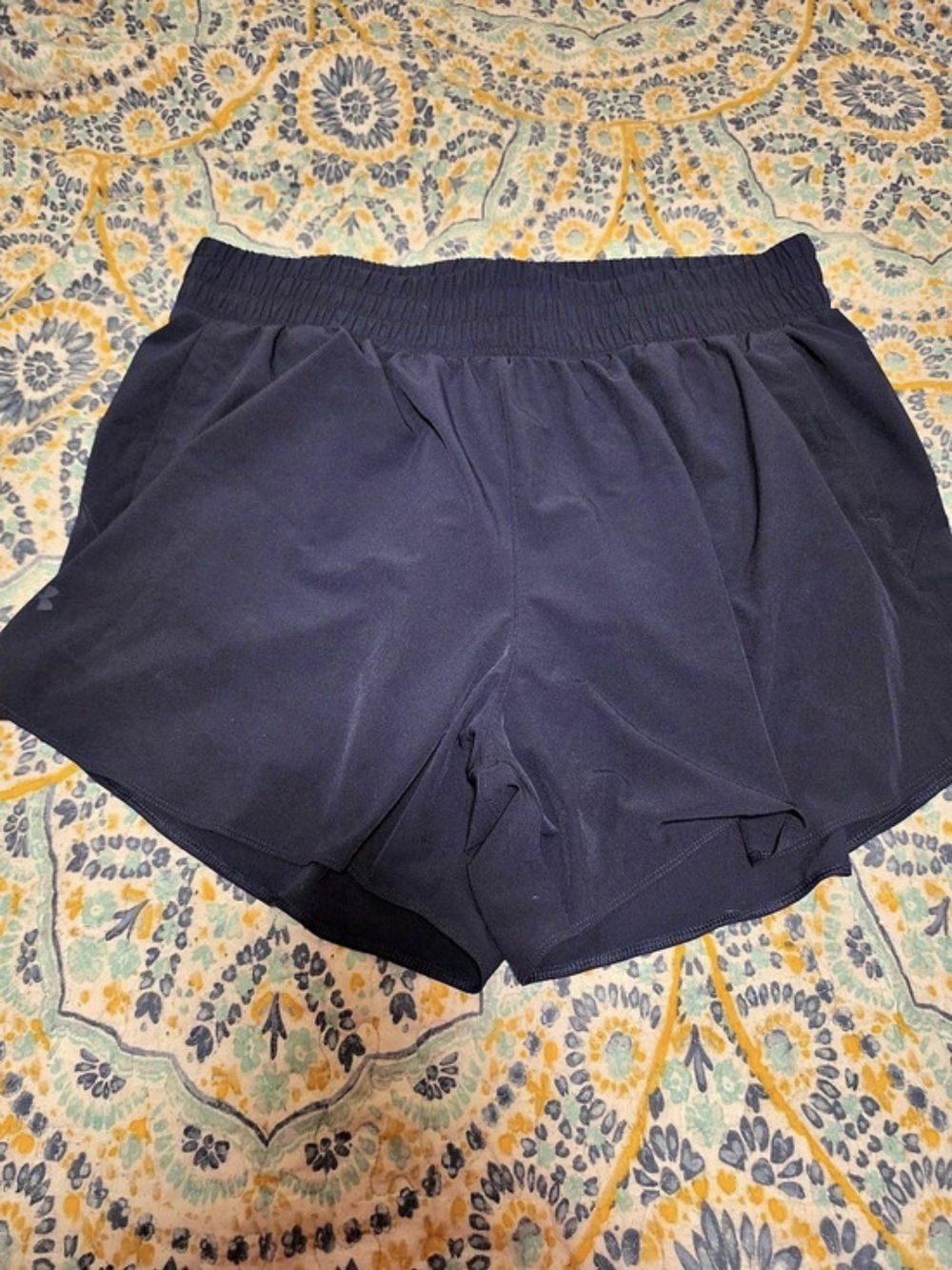 Womens Under Armour Play Up Shorts Athletic Shorts Navy Blue 2X